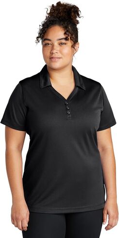 SPORT-TEK Women's PosiCharge Micro-Mesh Polo | Ladies Short Sleeve Collared Shirt, Slim Fit Top for Work, Golf & Tennis in Kuwait