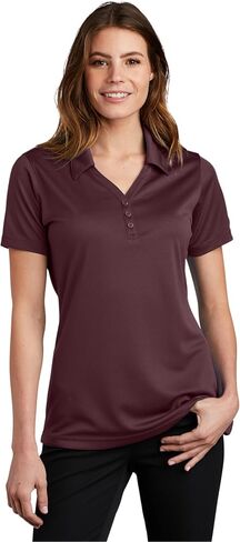 SPORT-TEK Women's PosiCharge Micro-Mesh Polo | Ladies Short Sleeve Collared Shirt, Slim Fit Top for Work, Golf & Tennis in Kuwait