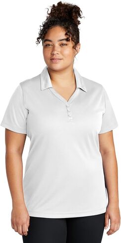 SPORT-TEK Women's PosiCharge Micro-Mesh Polo | Ladies Short Sleeve Collared Shirt, Slim Fit Top for Work, Golf & Tennis in Kuwait