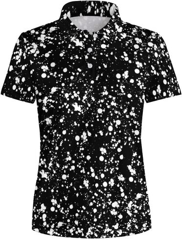 Women's Polo Shirt Quick Dry Golf Short Sleeve Shirts Moisture Wicking Polo Shirts Sports Tennis Shirt in Saudi Arabia