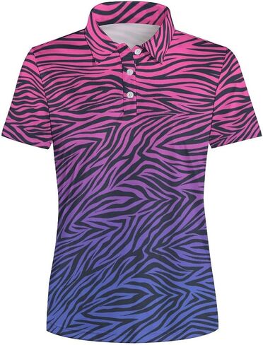 Women's Polo Shirt Quick Dry Golf Short Sleeve Shirts Moisture Wicking Polo Shirts Sports Tennis Shirt in Saudi Arabia