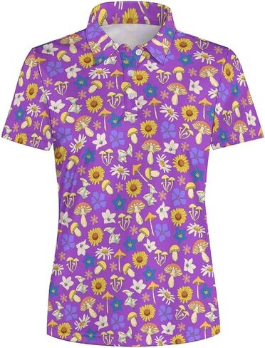 Women's Polo Shirt Quick Dry Golf Short Sleeve Shirts Moisture Wicking Polo Shirts Sports Tennis Shirt in Saudi Arabia