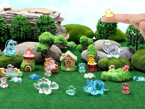 200PCS Mini Resin Small Ducks to Hide Miniature Tiny Little Plastic Ducks for Hiding Resin Duck Bulk Pack for Micro Garden Aquarium DIY Craft Office Desk Decor Vase Filler Gifts Party Favors in Kuwait