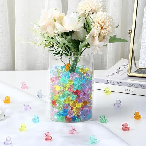200PCS Mini Resin Small Ducks to Hide Miniature Tiny Little Plastic Ducks for Hiding Resin Duck Bulk Pack for Micro Garden Aquarium DIY Craft Office Desk Decor Vase Filler Gifts Party Favors in Kuwait