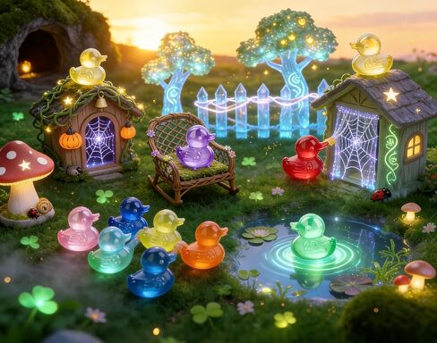 200PCS Mini Resin Small Ducks to Hide Miniature Tiny Little Plastic Ducks for Hiding Resin Duck Bulk Pack for Micro Garden Aquarium DIY Craft Office Desk Decor Vase Filler Gifts Party Favors in Kuwait