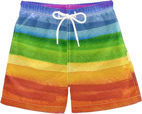Aflyko Basic Boys' Board Shorts Toddler Teens Swim Trunk Girls Beach Swimwear Bathing Suit in Saudi Arabia