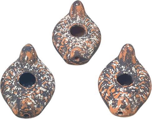 3 (Three) Replicas Ancient Clay Oil Lamps - Herodian Oil Lamp- Judaica/Christian, Israel. in Saudi Arabia