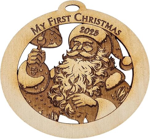 Personalized Baby's First Christmas Ornament, My First Christmas Keepsake, Baby Girl & Boy Tree Decoration in Saudi Arabia