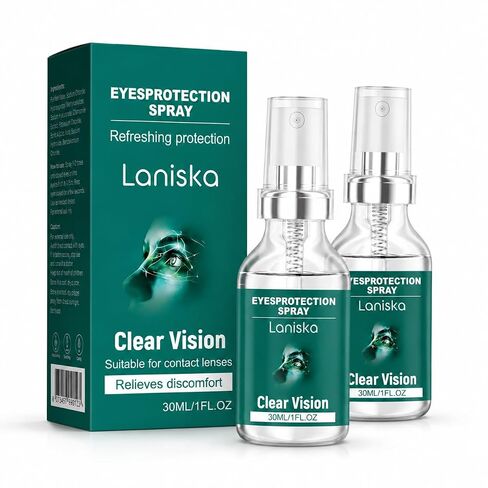 Lutein Eye Spray — Relieves Eye Fatigue, Hydrates & Moisturizes- 2 Bottles, 30ml Each in Kuwait