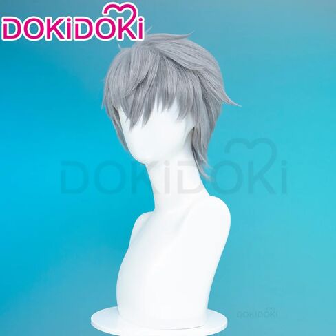 KIRA KIRA Tilll Cosplay Wig 32cm/12.6’’ Anime Alienn Stagee Tilll Cosplay Wig Short Straight Grey Hair for Halloween (30cm) in Kuwait