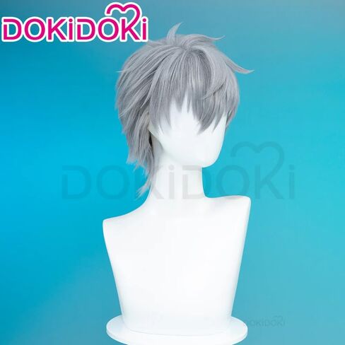 KIRA KIRA Tilll Cosplay Wig 32cm/12.6’’ Anime Alienn Stagee Tilll Cosplay Wig Short Straight Grey Hair for Halloween (30cm) in Kuwait