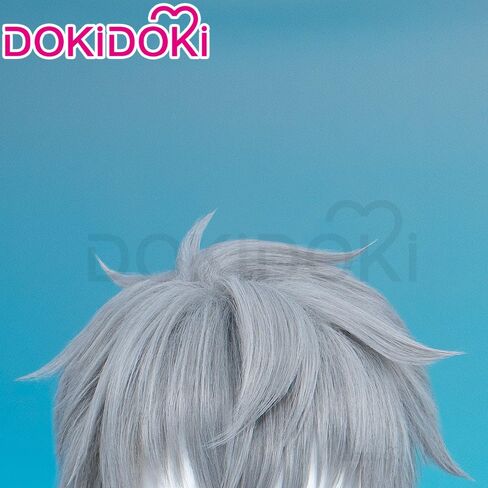 KIRA KIRA Tilll Cosplay Wig 32cm/12.6’’ Anime Alienn Stagee Tilll Cosplay Wig Short Straight Grey Hair for Halloween (30cm) in Kuwait