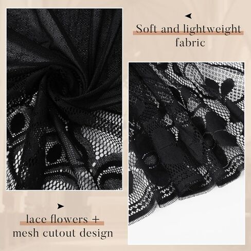DOCILA Rectangle Lace Veil Scarf Mass Women Mantilla Christian Church Prayer Long Wrap Shawl Bridal Wedding Head Covering in Saudi Arabia