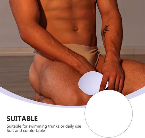 VALICLUD Men Underwear Sponge Pad Cushion for Swim Briefs and Sports Underwear 3-Pack Soft Lightweight Enhancing Pads 5.70X4.52X0.27In Assorted Color in Kuwait