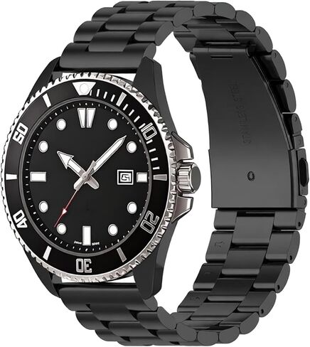 Stainless Steel Band Compatible with Casio MDV106-1A/MTP-VD01/MDV106-1AV,22mm Soft Quick Release Metal Watch Strap for Men's Casio MDV-106 Series Strap Replacement Men Women in Saudi Arabia