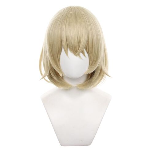 Sua Cosplay Wig Black Mixed Cyan with Bangs Heat Resistan Synthetic Fiber Short Hairs for Uniex Adult Halloween Christmas Cos Anime Party Replacement Wigs in Saudi Arabia