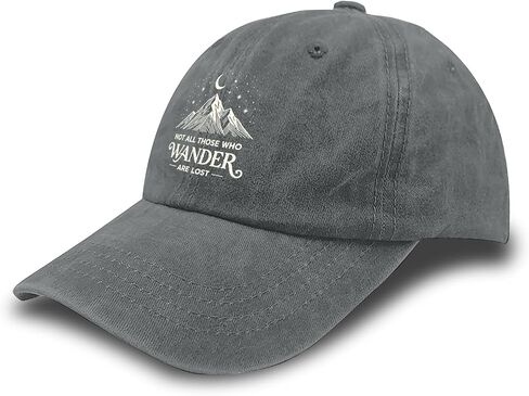 Not All Those Who Wanders are Lost Hat for Womens Soft Washed Distressed in Kuwait
