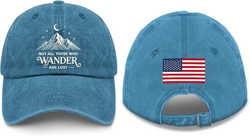 Not All Those Who Wanders are Lost Hat for Womens Soft Washed Distressed in Kuwait
