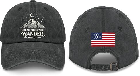 Not All Those Who Wanders are Lost Hat for Womens Soft Washed Distressed in Kuwait