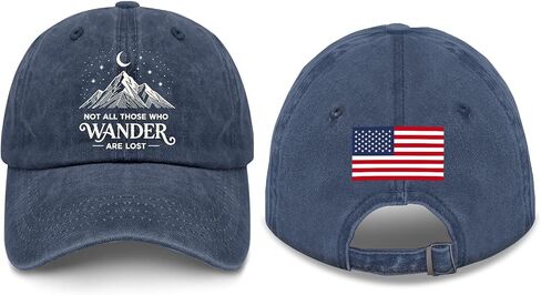 Not All Those Who Wanders are Lost Hat for Womens Soft Washed Distressed in Kuwait