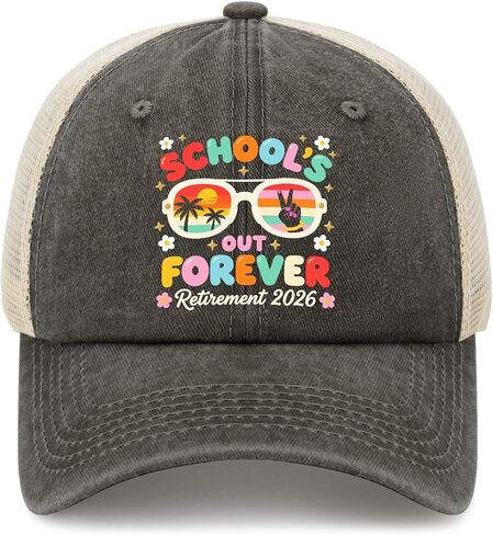 Class Dismissed for Life Retirement 2026 Hat for Womens Trendy Washed in Kuwait