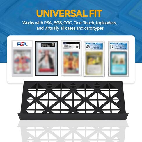 MARINOVA 24 Modular Display Case Card Riser Stands： Perfect for Zion Case-Cardshow Vendor Showcase Stands for Graded Trading Cards and Singles in Saudi Arabia