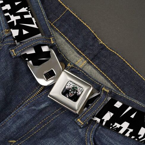 Buckle-Down unisex adult Buckle-down Seatbelt Joker Xl Belt, Joker, 1.5 Wide - Fits Pant Size 32-52 US in Kuwait