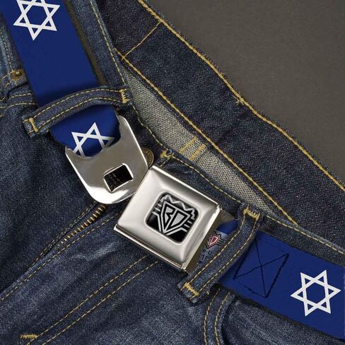 Buckle-Down Seatbelt Belt - Star of David in Kuwait