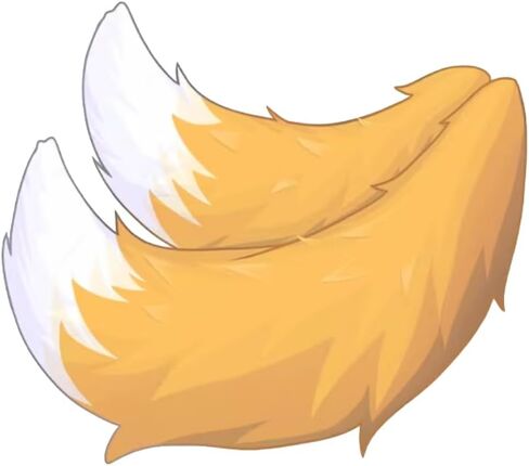 Mao Mao's Ideal City Hedgehog Sonic's Double Tail Miles Prower Hand Made anime Tie Waist with Wire to Shape Anti gravity Fox Tail in Saudi Arabia