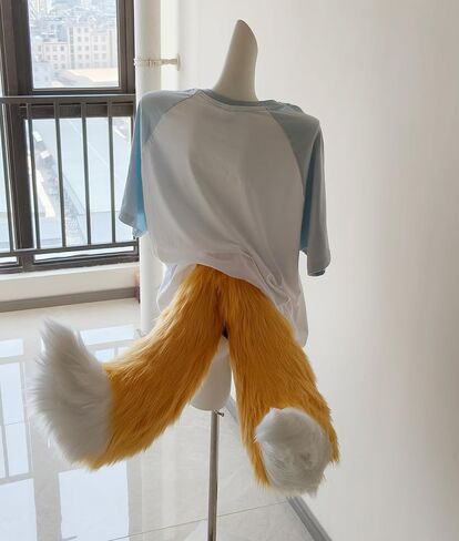 Mao Mao's Ideal City Hedgehog Sonic's Double Tail Miles Prower Hand Made anime Tie Waist with Wire to Shape Anti gravity Fox Tail in Saudi Arabia