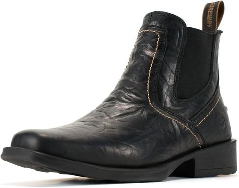 SUREWAY Mens Western Chelsea Cowboy Boots for Men Square Toe,Slip-On Work/Casual/Dress Boots Shoes for Men in Kuwait