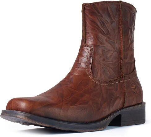 SUREWAY Mens Western Chelsea Cowboy Boots for Men Square Toe,Slip-On Work/Casual/Dress Boots Shoes for Men in Kuwait