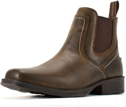 SUREWAY Mens Western Chelsea Cowboy Boots for Men Square Toe,Slip-On Work/Casual/Dress Boots Shoes for Men in Kuwait
