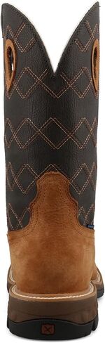 Twisted X Men's Brown 12In Soft Square Toe Work Boot in Kuwait