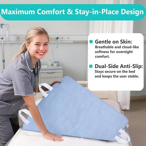 Reusable Positioning Bed Pads for Elderly Adults with 4 Handles 2 Pack 34"x36" -Absorbent Draw Sheet with Handles,Washable Waterproof Incontinence Under Pads for Transferring Moving,Pulling in Kuwait