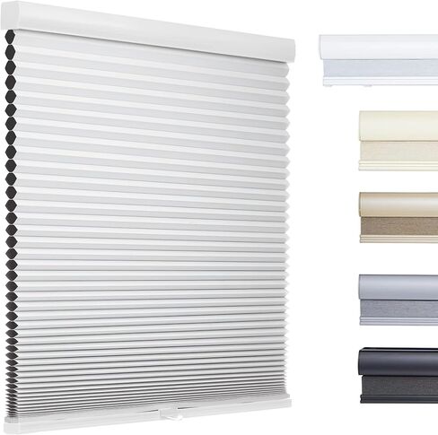 Custom Color-Matched 1.5" Cordless Cellular Shades for Indoor Windows & Doors, Privacy Cordless Cellular Shades for Indoor Windows, Insulated Honeycomb Blinds, Noise Reduced Honeycomb Blinds in Saudi Arabia