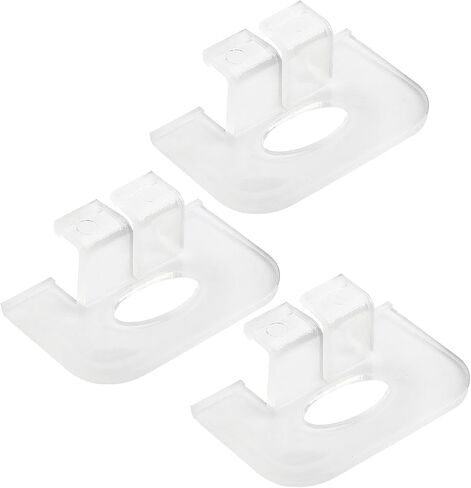 6 Pack Cordless Honeycomb Shade Lift Handles, White PP Replacement Parts for Cellular Blinds, Compatible with 3/4 Inch Pleat Top Down Bottom Up Shades in Saudi Arabia