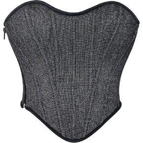 Renaissance Satin Corset for Women Vintage Gothic Bodice Overbust Bustier Plus Size Lace Up Party Crop Top in Saudi Arabia