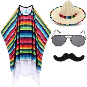 PROMOTED TO BIG SISTER 4Pcs Mexican Party Clothes Set for Boys Cinco De Mayo Accessories Set in Saudi Arabia