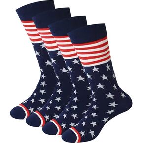 2 Pack American Flag Socks for Men Women 4th of July Red White and Blue USA Socks Patriotic Sock in Saudi Arabia