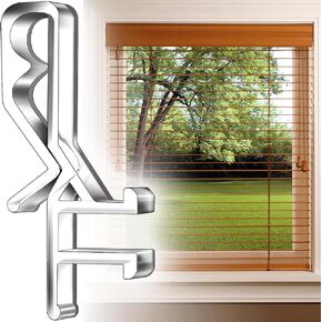 36 PCS Hidden Channel Valance Clips, 1-7/8inch Clear Plastic Blinds Clips for The Valance with a Groove in The Back in Saudi Arabia