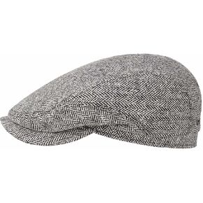 Stetson Belfast Silk Visor Men Flat Cap Made in EU Sun Protection 40+ Herringbone Ivy Hat Spring Summer in Kuwait