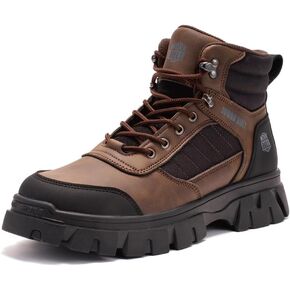 Steel Toe Work Boots for Men-6 Inch Comfortable Mens Safety Work Boots Indestructible Lightweight Non Slip Industrial Construction Boot in Saudi Arabia
