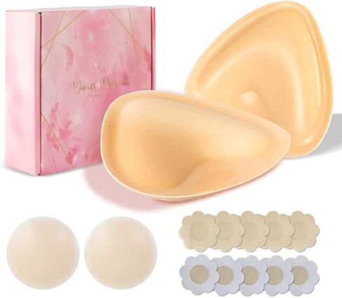 Double Sided Sticky Push Up Bra Inserts，Reusable Invisible Sticky Bra Pads for Dresses and Bikinis in Kuwait