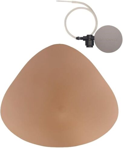 Amoena Women 334 Adapt Air Contact Light 2SN Breast Form Self-Adhesive 3-Layer Full Prosthesis w/Air Chamber Technology Ivory in Kuwait