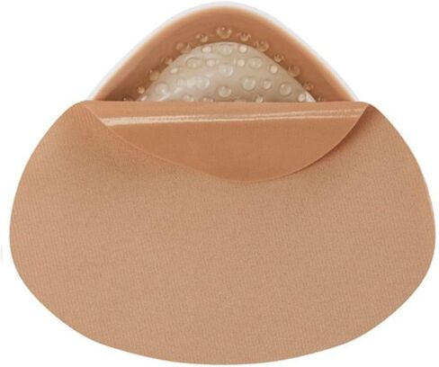 Amoena Women 334 Adapt Air Contact Light 2SN Breast Form Self-Adhesive 3-Layer Full Prosthesis w/Air Chamber Technology Ivory in Kuwait