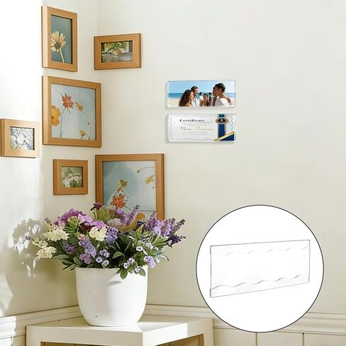 4 قطع من إطار ترخيص الأعمال الأكريليك من NBEADS، حامل ترخيص شفاف مقاس 9.84 × 3.94 بوصة مع ملصقين لعرض المستندات في مكتب الفندق وبار القهوة in Kuwait