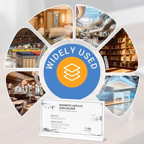 4 Pack Acrylic Business License Frame for 4x9 Business License Certificate Desk/table Top Display, Clear Certificate Holder Panoramic Photograph Picture Frame, 4x10 Inch in Saudi Arabia