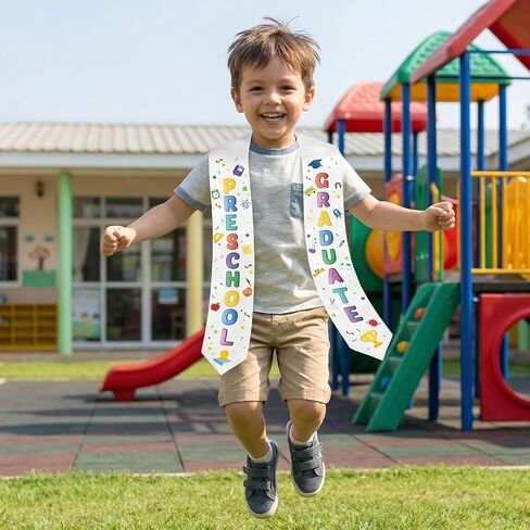 49.2 x 3.9 In Preschool Graduation Decorations Preschool Graduation Sash, Pre K Graduation Sash For Bright, Photo Ready Moments in Saudi Arabia