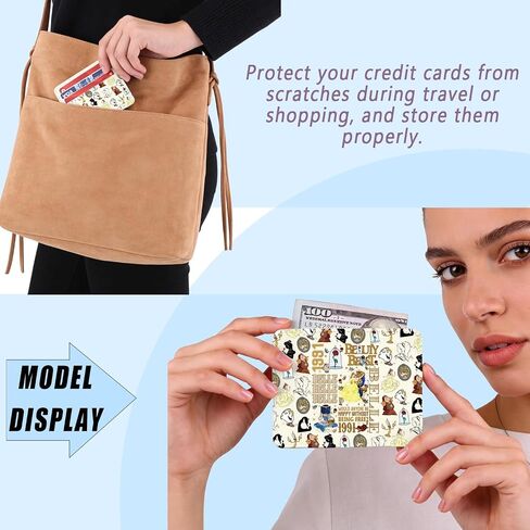 ENSIANTH Fairytale Lover Card Holder Beauty Movie Inspired Gift A Tail as Old as Time Merch Belle Princess Lover Card Wallet (1991 CH) in Kuwait